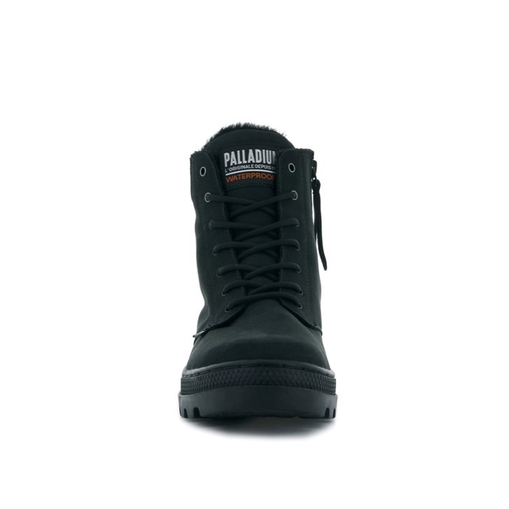 Palladium Pallabosse SC WP+ S Women's Boots Black | UK N589-ADS